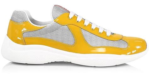 prada shoes men yellow|Prada men's shoes yellow.